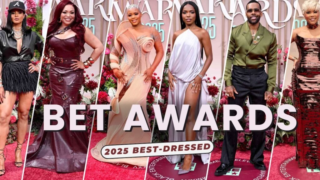 On the Scene at the 2025 BET Awards: Ciara in a Black Cong Tri Look, Tisha Campbell in a Red Anthony Lattimore Leather Dress, Claire Sulmers in a Nude Emagine Gown & More!