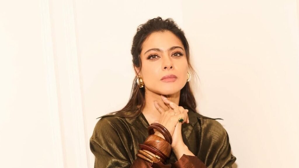 Kajol’s functional jumpsuit by Payal Khandwala was created from dupion and mulberry silk